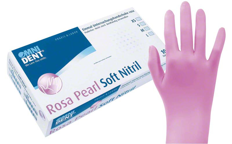 ambulance Brawl honderd Rosa Pearl Soft Nitril | Handschoenen Latexvrij, niet steriel | Handschoenen  | Praktijk | dental bauer Online-Shop