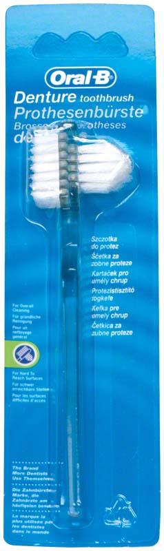 Oppervlakkig Salie Pellen Oral-B® Protheseborstel | Prothesen verzorging | Prophylaxe | Praktijk |  dental bauer Online-Shop